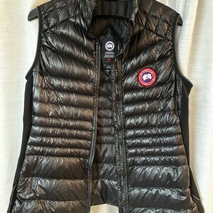 Canada Goose Black Quilted Hybridge Lite Vest